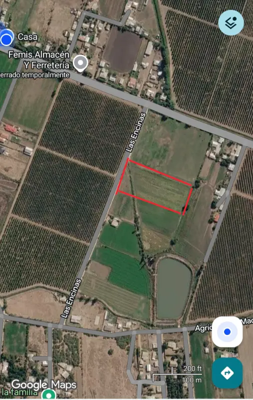 Se vende terreno en melipilla