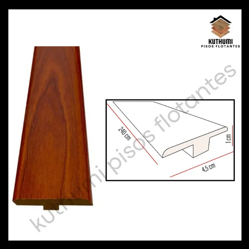 pisos flotantes en oferta!! Moldura cubrejunta T