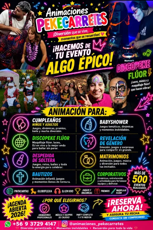 Animación para todo tipo de eventos